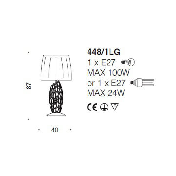Italian Design Lighting (IDL) Настольная лампа Chrysalis от Italian Design Lighting (IDL)