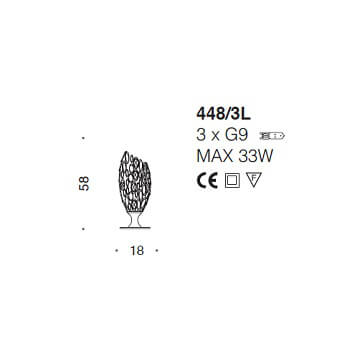 Italian Design Lighting (IDL) Настольная лампа Chrysalis от Italian Design Lighting (IDL)