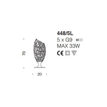 Italian Design Lighting (IDL) Настольная лампа Chrysalis от Italian Design Lighting (IDL)