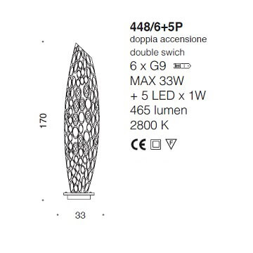 Italian Design Lighting (IDL) Торшер Chrysalis от Italian Design Lighting (IDL)