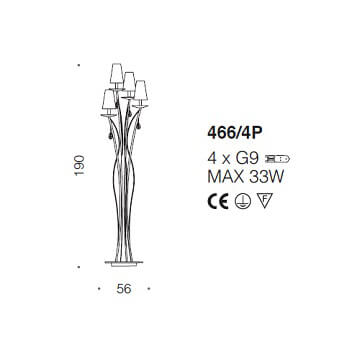 Italian Design Lighting (IDL) Торшер Vibe от Italian Design Lighting (IDL)