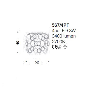 Italian Design Lighting (IDL) Потолочный светильник Charleston от Italian Design Lighting (IDL)