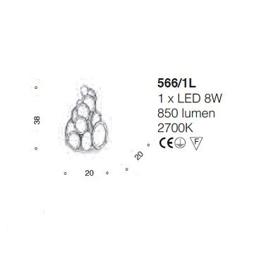 Italian Design Lighting (IDL) Настольная лампа Charleston от Italian Design Lighting (IDL)