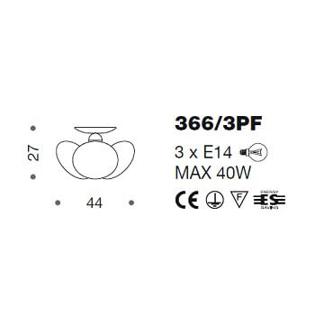 Italian Design Lighting (IDL) Потолочный светильник Moira от Italian Design Lighting (IDL)