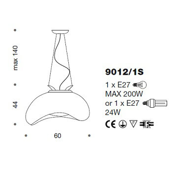 Italian Design Lighting (IDL) Подвесной светильник Fagiolo от Italian Design Lighting (IDL)