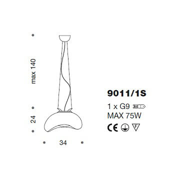 Italian Design Lighting (IDL) Подвесной светильник Fagiolo от Italian Design Lighting (IDL)