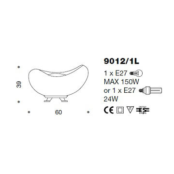 Italian Design Lighting (IDL) Настольная лампа Fagiolo от Italian Design Lighting (IDL)