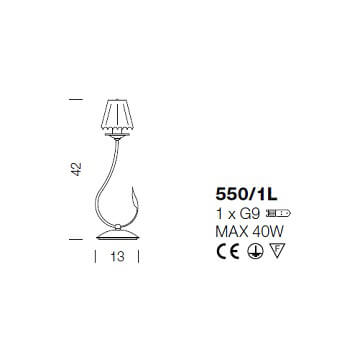 Italian Design Lighting (IDL) Настольная лампа Chloe от Italian Design Lighting (IDL)