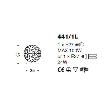 Italian Design Lighting (IDL) Настольная лампа Bubbles от Italian Design Lighting (IDL)