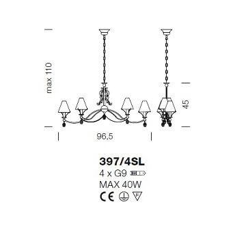 Italian Design Lighting (IDL) Люстра Fosca от Italian Design Lighting (IDL)