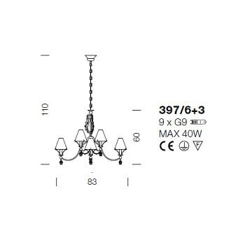 Italian Design Lighting (IDL) Люстра Fosca от Italian Design Lighting (IDL)
