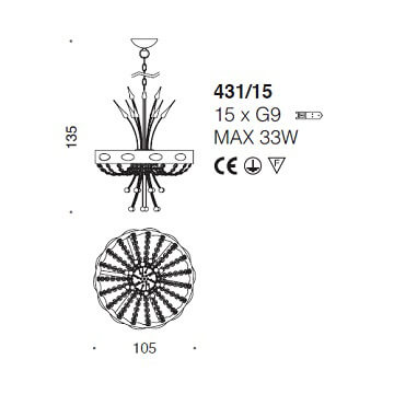 Italian Design Lighting (IDL) Люстра Elegance от Italian Design Lighting (IDL)