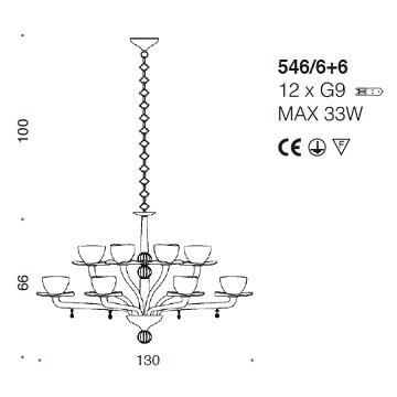 Italian Design Lighting (IDL) Люстра Dafne от Italian Design Lighting (IDL)
