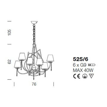 Italian Design Lighting (IDL) Люстра Flame 524/10 от Italian Design Lighting (IDL)