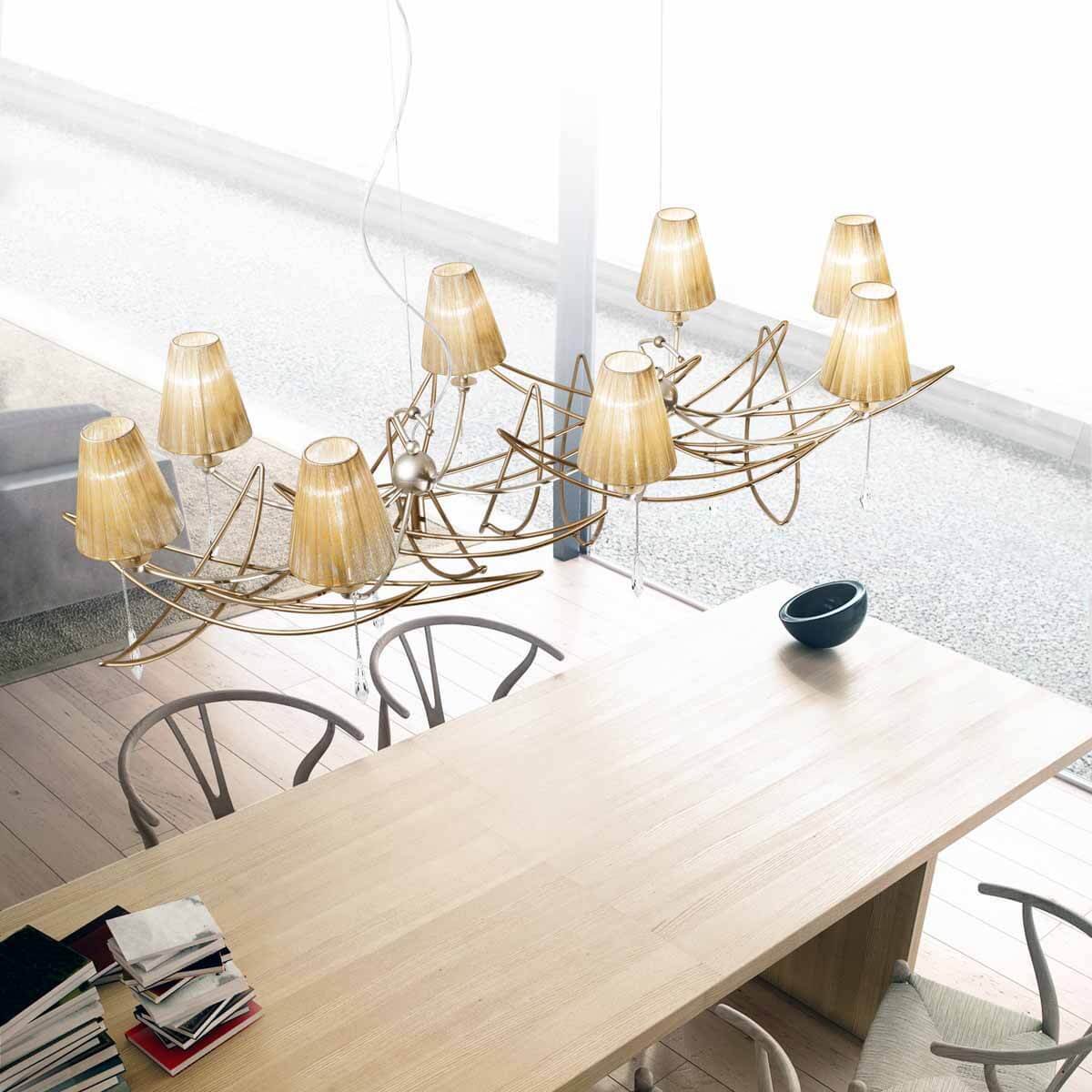Italian Design Lighting (IDL) Люстра Flame 524/8R от Italian Design Lighting (IDL) — в интерьере