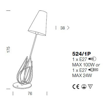 Italian Design Lighting (IDL) Торшер Flame от Italian Design Lighting (IDL)