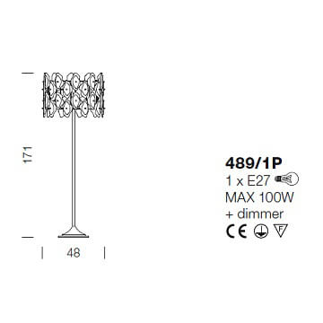 Italian Design Lighting (IDL) Торшер Sofia от Italian Design Lighting (IDL)