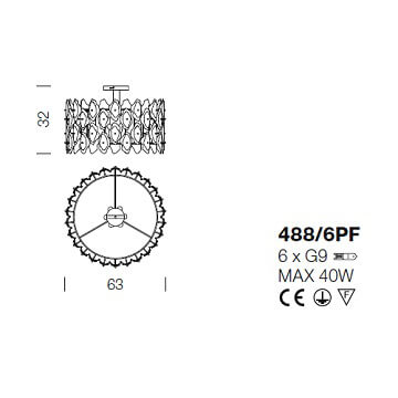 Italian Design Lighting (IDL) Потолочный светильник Sofia от Italian Design Lighting (IDL)