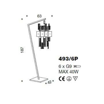 Italian Design Lighting (IDL) Торшер Crystalline от Italian Design Lighting (IDL)