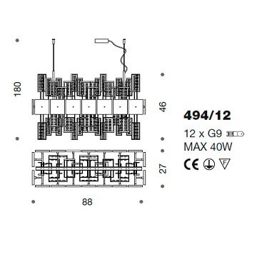Italian Design Lighting (IDL) Люстра Crystalline от Italian Design Lighting (IDL)