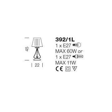 Italian Design Lighting (IDL) Настольная лампа Emma от Italian Design Lighting (IDL)