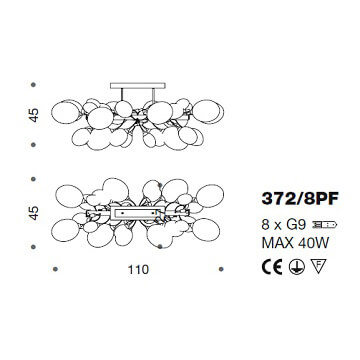 Italian Design Lighting (IDL) Потолочный светильник Nuvola от Italian Design Lighting (IDL)