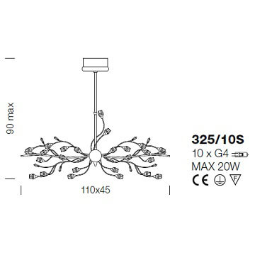 Italian Design Lighting (IDL) Люстра Rosetta от Italian Design Lighting (IDL)