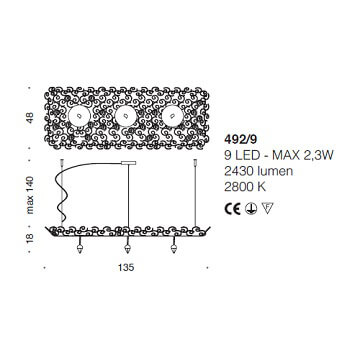 Italian Design Lighting (IDL) Подвесной светильник Crystal Marine от Italian Design Lighting (IDL)