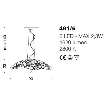 Italian Design Lighting (IDL) Подвесной светильник Crystal Marine от Italian Design Lighting (IDL)