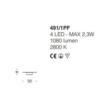 Italian Design Lighting (IDL) Встраиваемый светильник Crystal Marine от Italian Design Lighting (IDL)