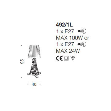 Italian Design Lighting (IDL) Настольная лампа Crystal Marine от Italian Design Lighting (IDL)