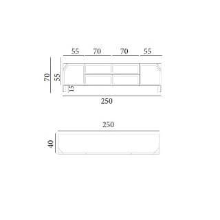 Italian Design Lighting (IDL) Мебель под ТВ Lamaa от Italian Design Lighting (IDL)