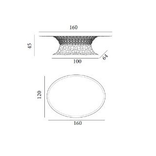 Italian Design Lighting (IDL) Журнальный столик Goldenart от Italian Design Lighting (IDL)