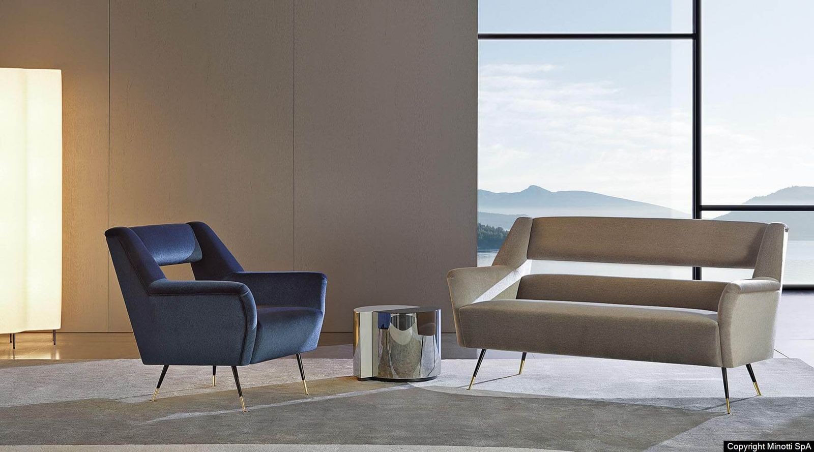 Minotti Кресло Albert & Ile от Minotti — в интерьере