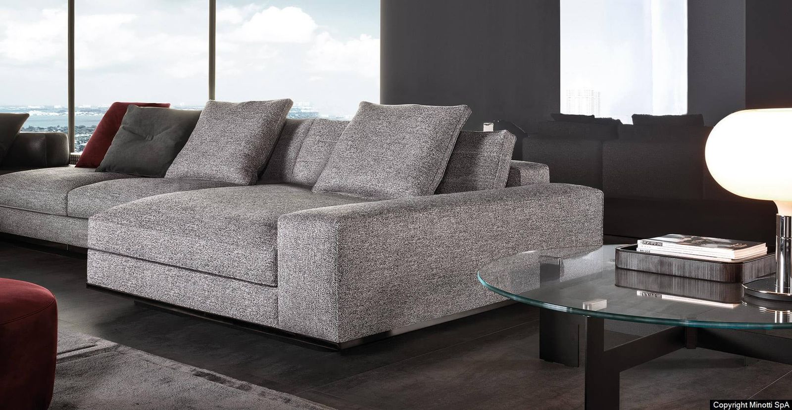 Minotti Модульный диван Lawrence от Minotti — в интерьере