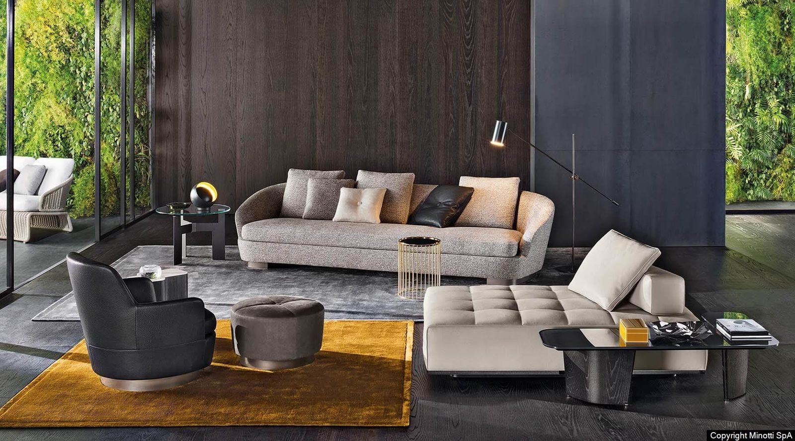 Minotti Диван Jacques от Minotti — в интерьере