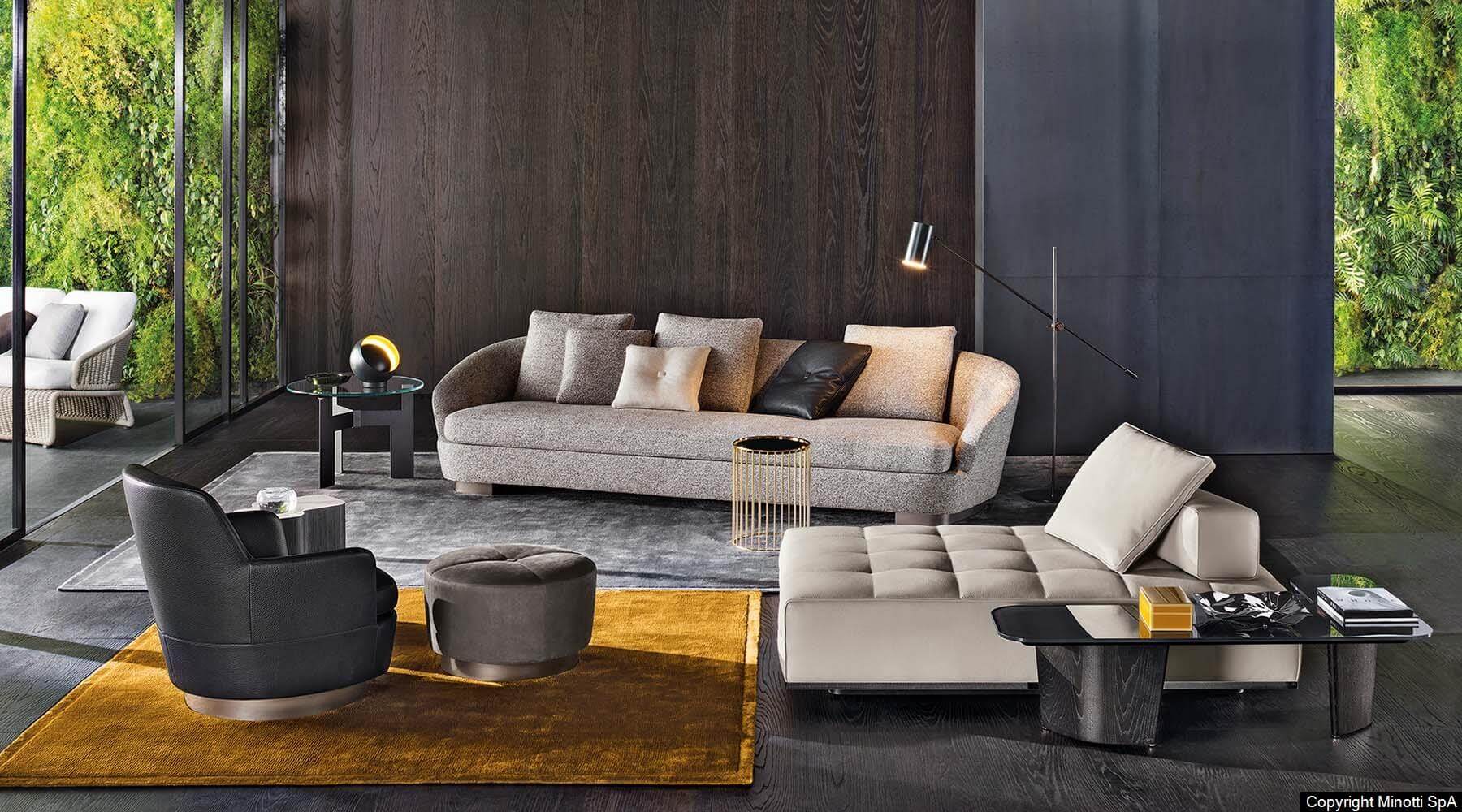 Minotti Диван Jacques от Minotti — в интерьере