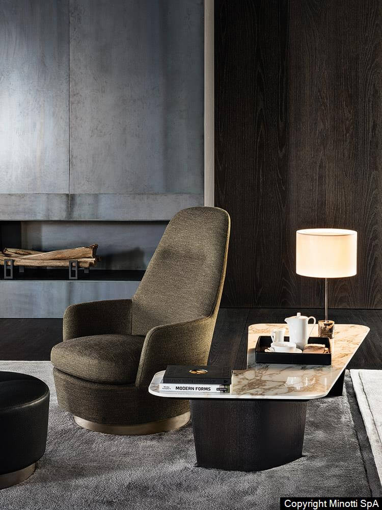 Minotti Кресло Jacques от Minotti — в интерьере