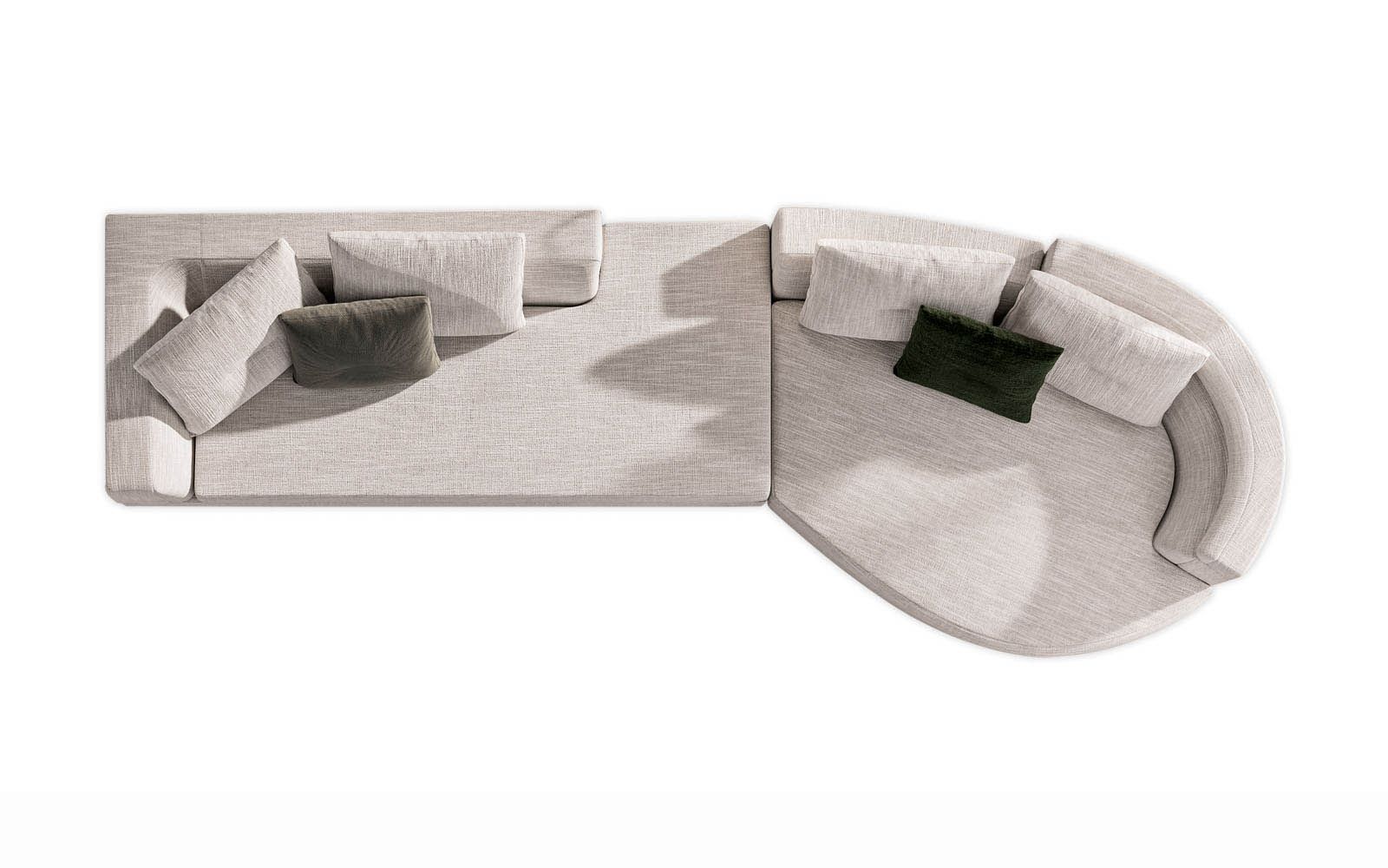 Minotti Модульный диван Alexander от Minotti