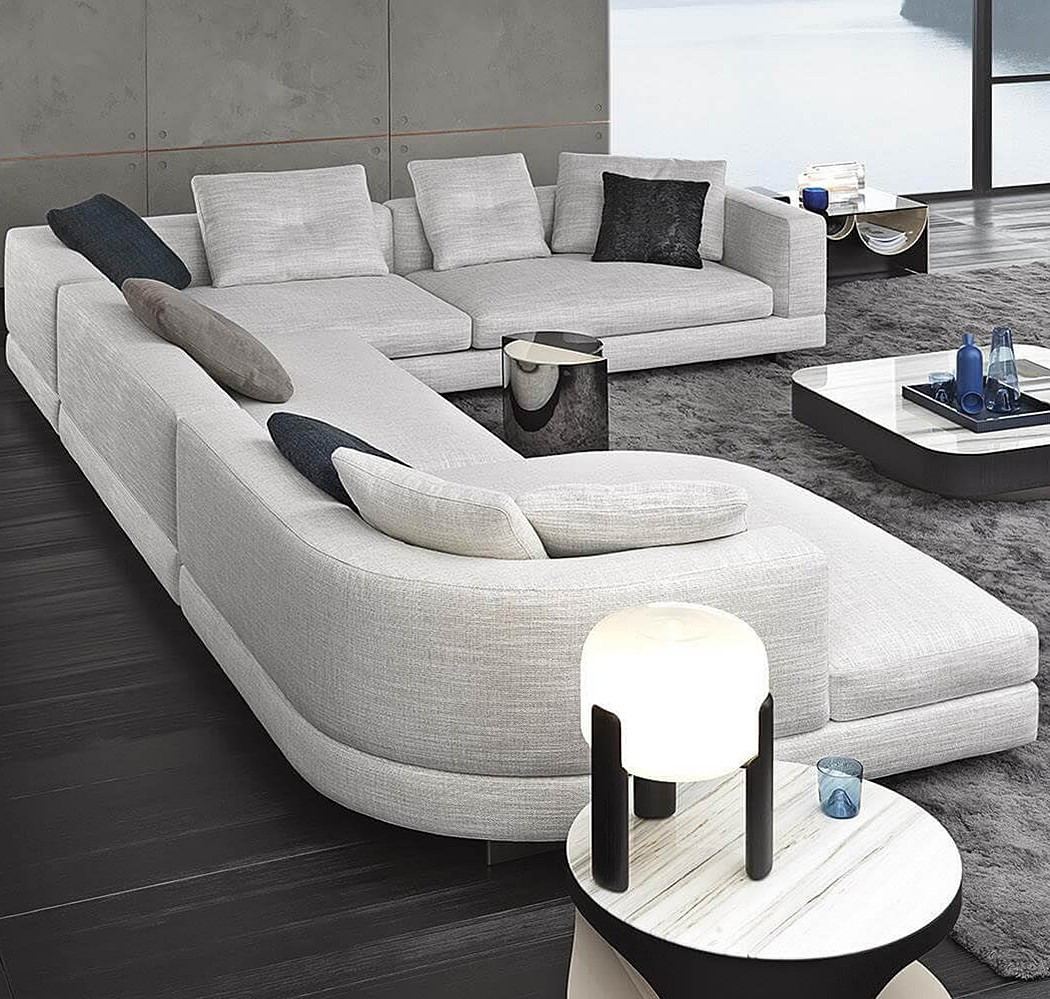 Minotti Модульный диван Alexander от Minotti — в интерьере