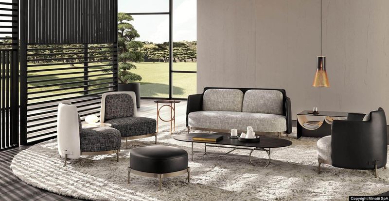 Minotti Диван Tape от Minotti — в интерьере
