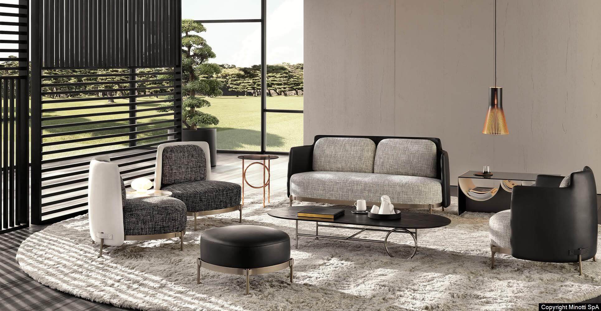 Minotti Кресло Tape от Minotti — в интерьере