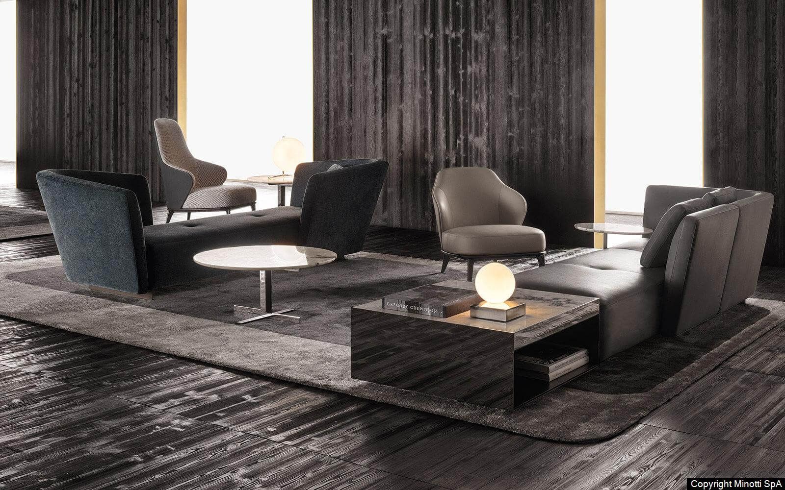 Minotti Модульный диван Seymour от Minotti — в интерьере