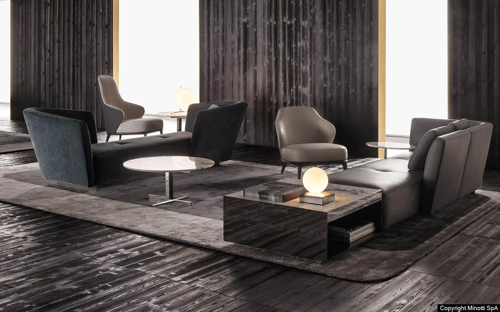 Minotti Модульный диван Seymour от Minotti — в интерьере