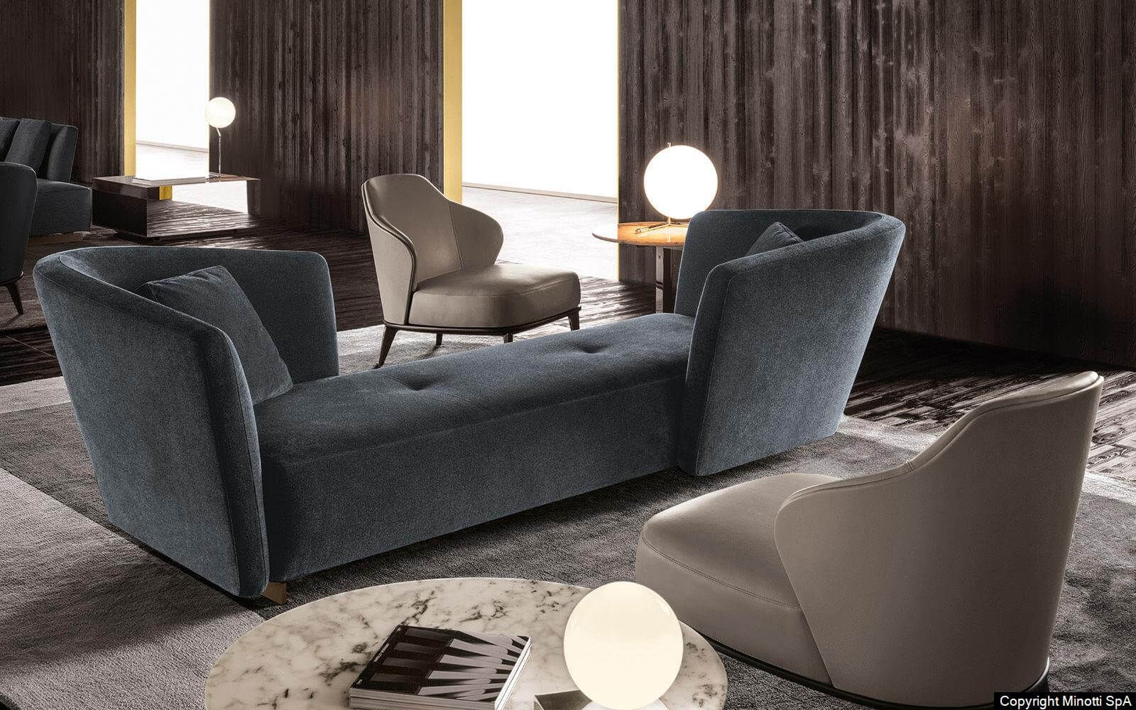 Minotti Модульный диван Seymour от Minotti — в интерьере