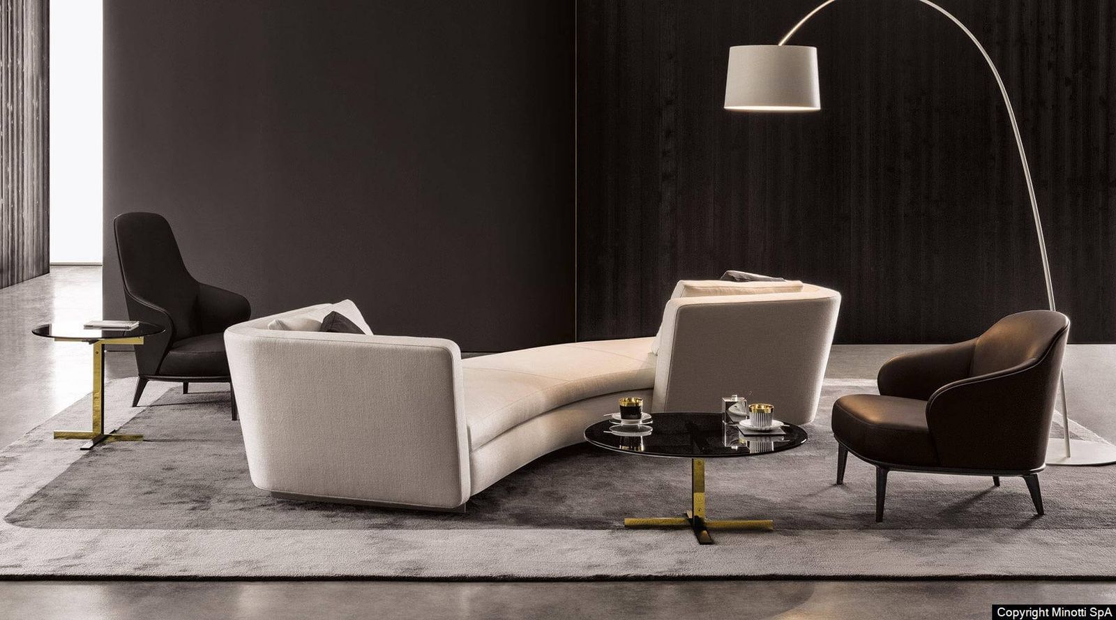 Minotti Модульный диван Seymour от Minotti — в интерьере