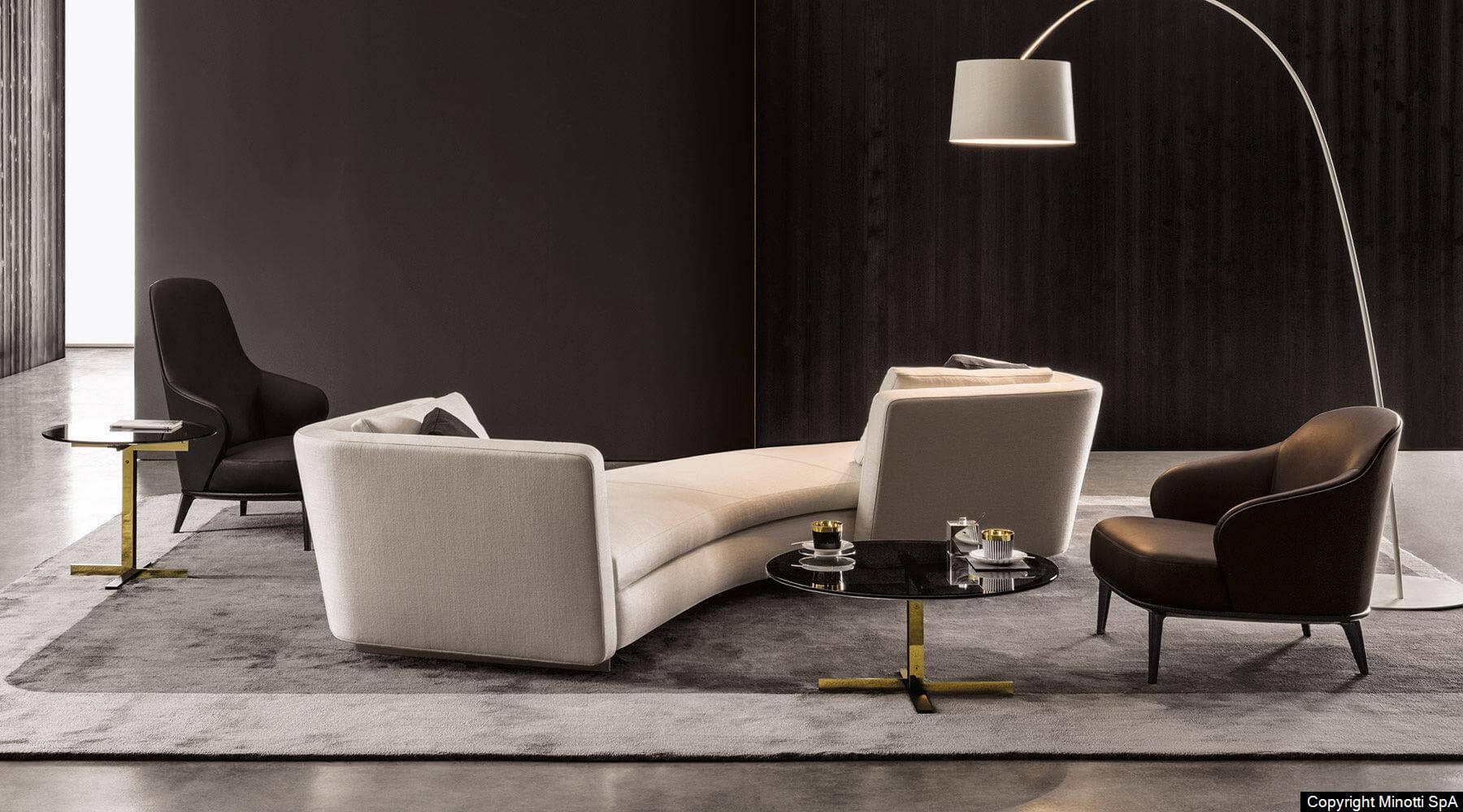 Minotti Модульный диван Seymour от Minotti — в интерьере