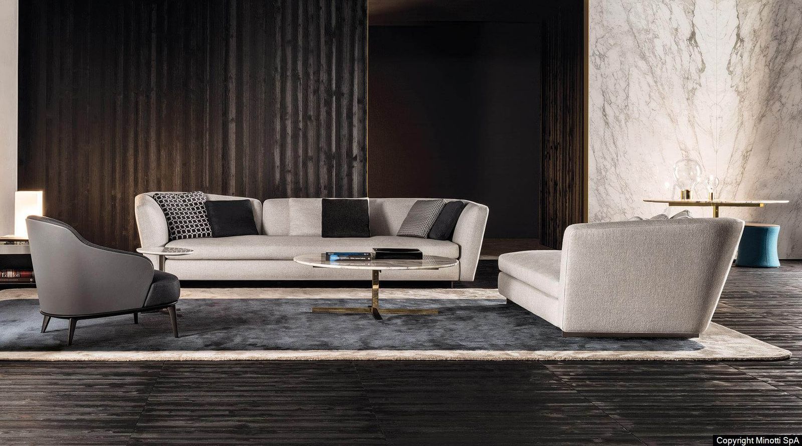 Minotti Модульный диван Seymour от Minotti — в интерьере