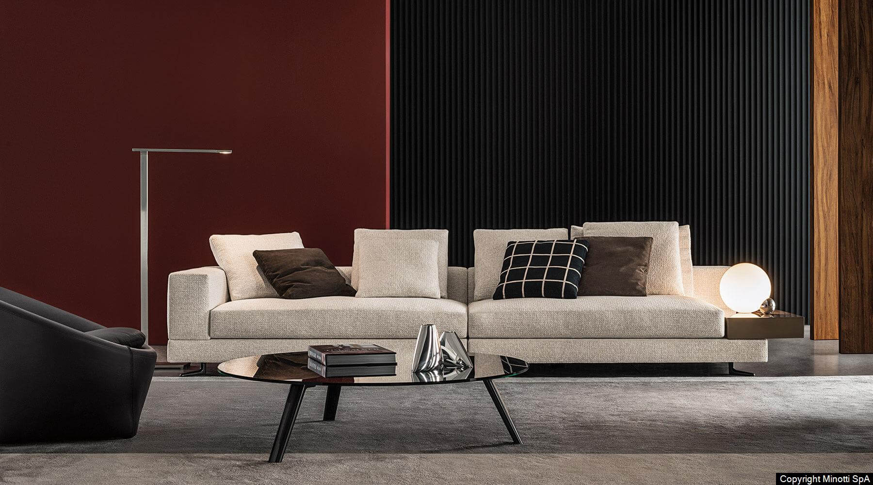 Minotti Модульный диван White от Minotti — в интерьере