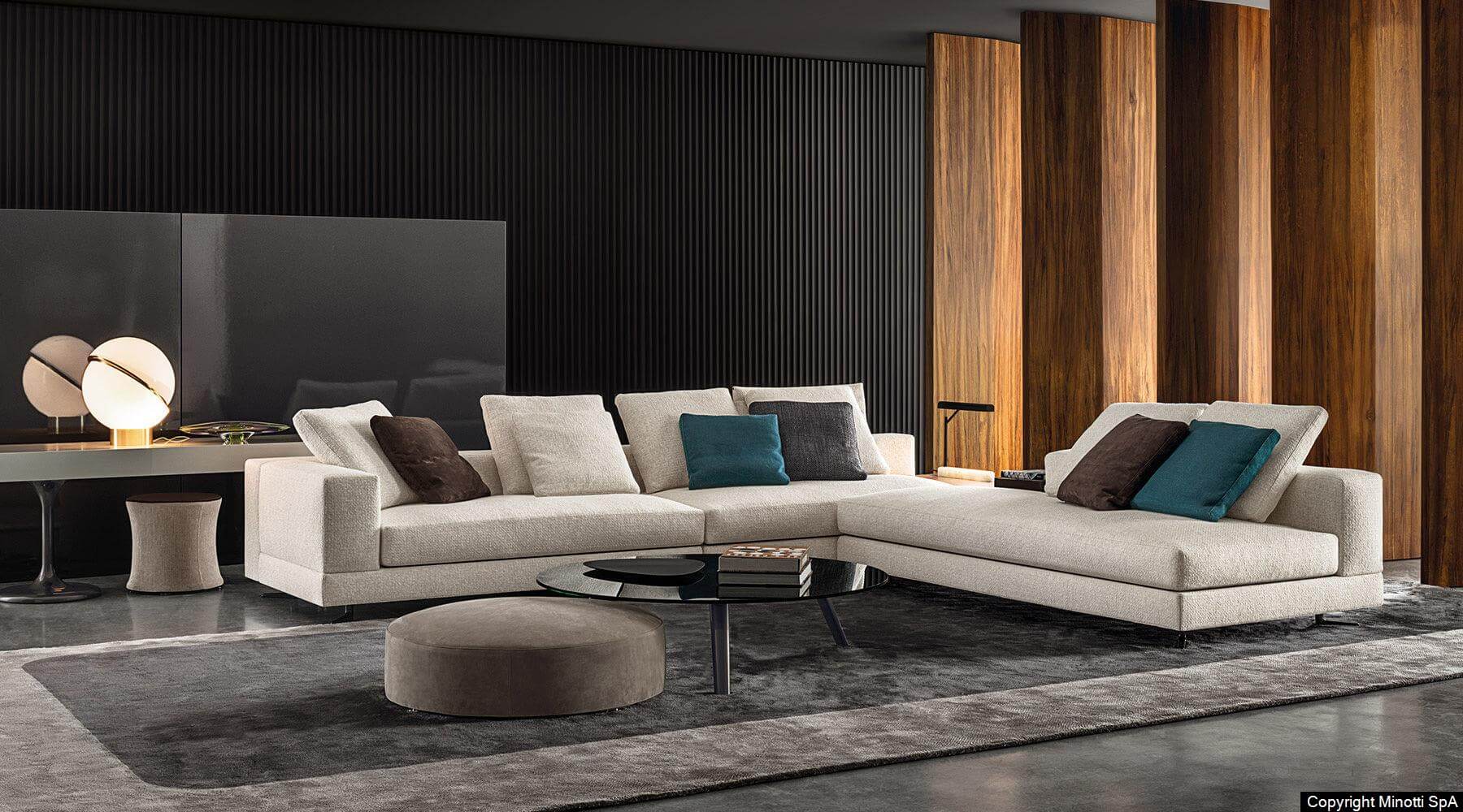 Minotti Модульный диван White от Minotti — в интерьере